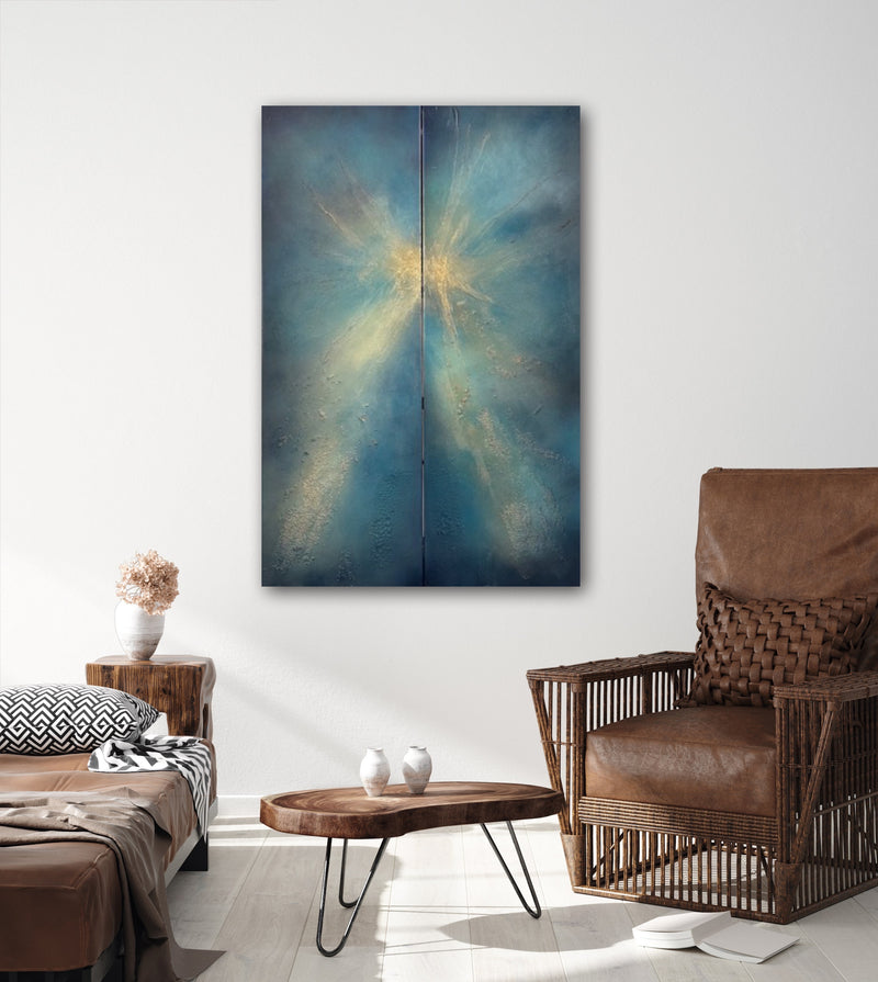 120 x 80 cm, Unikat, 'Angel Wings' (CLD13-484) -  von Clémentine Daudier
