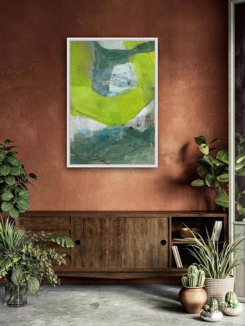 100 x 70 cm, Unikat, 'Im Garten 1' (STK8-490) -  von Stefanie Krause