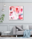 80 x 80 cm, Unikat, 'fairytale 1' (EKS18-506) - Acrylgemälde von Elke Schmidt