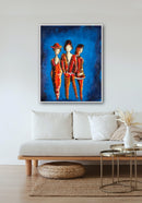 100 x 80 cm, Unikat, 'Trio' (HW1-514) -  von Hagen Wieland