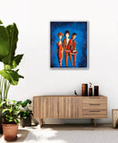 100 x 80 cm, Unikat, 'Trio' (HW1-514) -  von Hagen Wieland