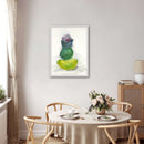 80 x 60 cm, Unikat, 'Balanceakt' (KARO2-518) - Acrylgemälde von Karen Rohde