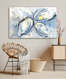 80 x 120 cm, Unikat, 'Muscheln oder watt?' (KARO2-521) - Acrylgemälde von Karen Rohde