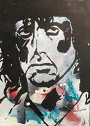 70 x 50 cm, Unikat, 'Rambo' (HW1-809) - Acrylgemälde von Hagen Wieland