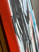 70 x 50 cm, Unikat, 'Rambo' (HW1-809) - Acrylgemälde von Hagen Wieland