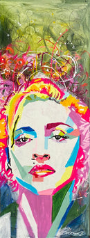 105 x 40 cm, Unikat, 'Madonna 2' (UBI17-811) - Acrylgemälde von Ute Bivona