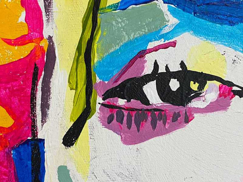 105 x 40 cm, Unikat, 'Madonna 2' (UBI17-811) - Acrylgemälde von Ute Bivona