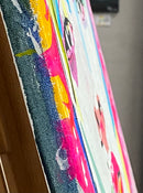 105 x 40 cm, Unikat, 'Madonna 2' (UBI17-811) - Acrylgemälde von Ute Bivona