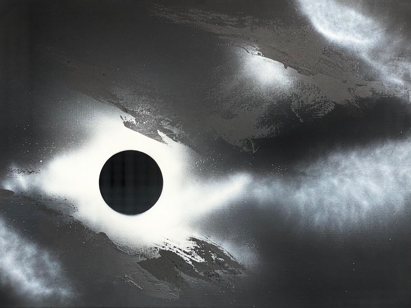 60 x 80 cm, Unikat, 'Sonnenfinsternis' (HW1-813) -  von Hagen Wieland