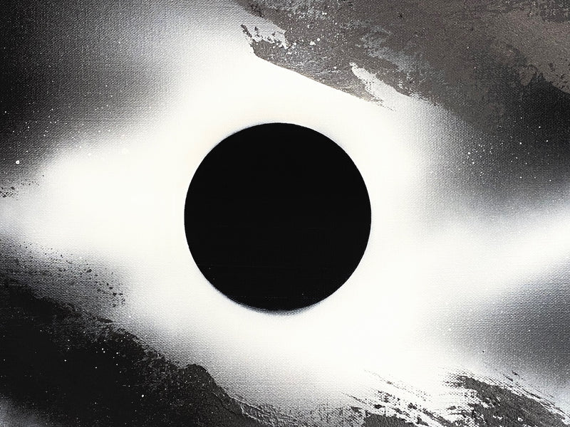 60 x 80 cm, Unikat, 'Sonnenfinsternis' (HW1-813) -  von Hagen Wieland