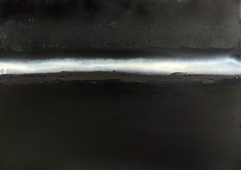 100 x 70 cm, Unikat, 'Kreidefelsen von Rügen' (HW1-814) -  von Hagen Wieland