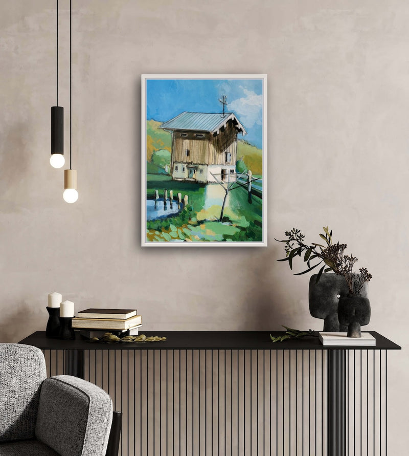 53 x 43 cm, Unikat, 'Wildholzen' (TP4-287) -  von Thomas Popp