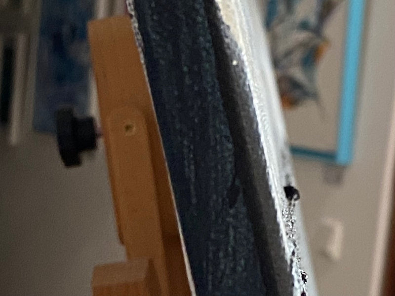 100 x 70 cm, Unikat, 'Kreidefelsen von Rügen' (HW1-814) -  von Hagen Wieland