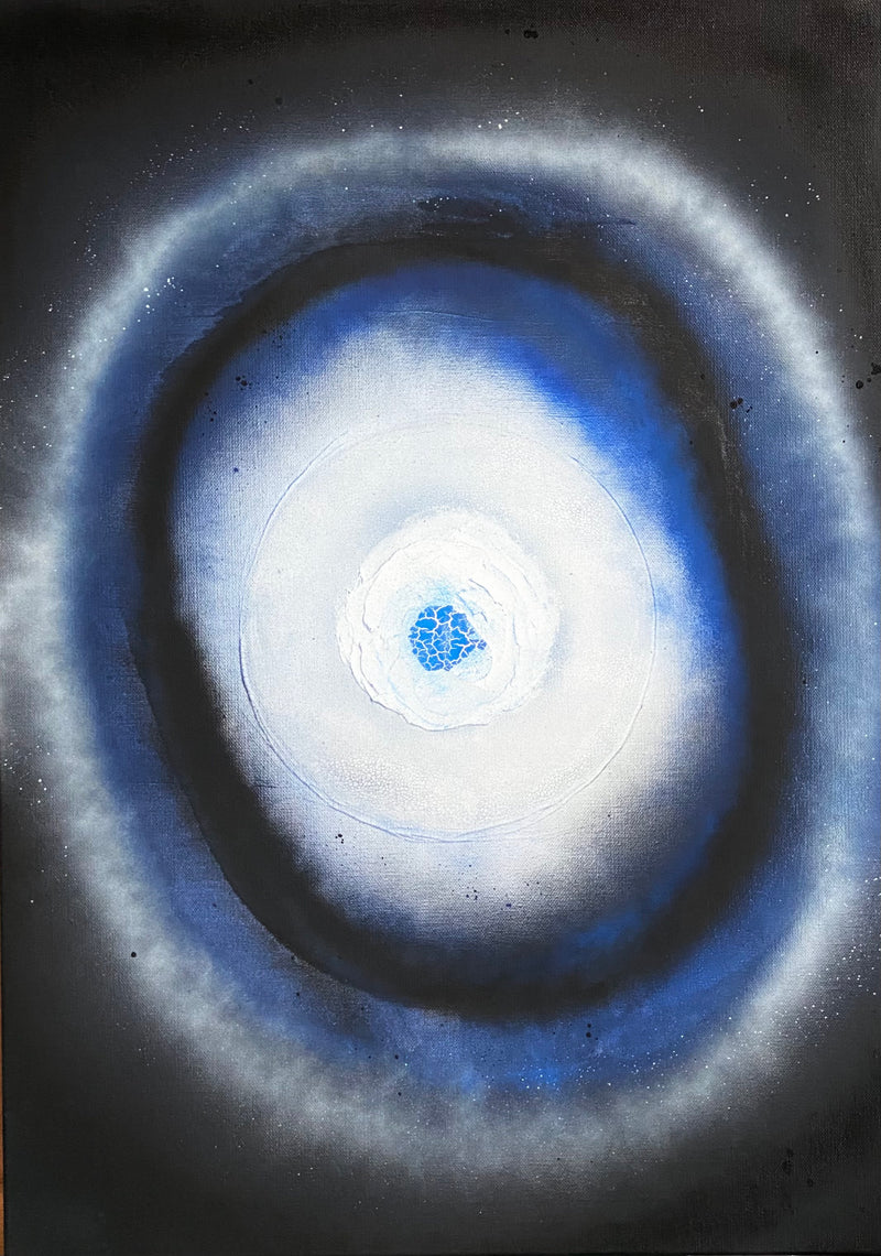 70 x 50 cm, Unikat, 'Geysir im Yellowstone N.P.' (HW1-818) -  von Hagen Wieland