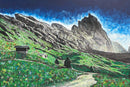 60 x 90 cm, Unikat, 'Südtirol' (HW1-807) -  von Hagen Wieland