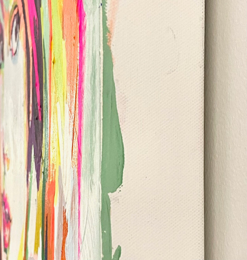 100 x 100 cm, Unikat, 'Taylor Swift' (UBI17-810) - Acrylgemälde von Ute Bivona