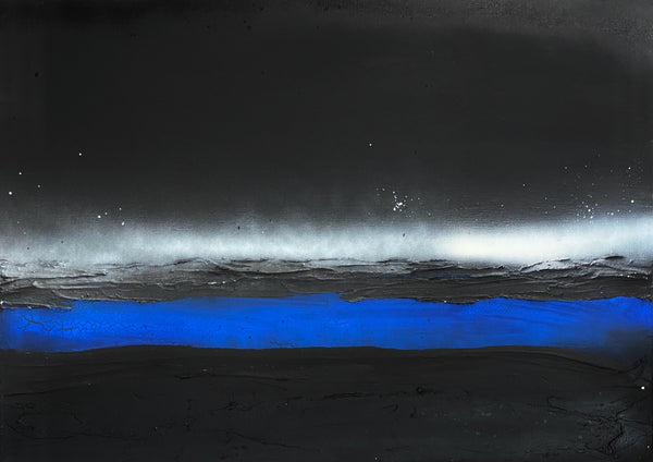 50 x 70 cm, Unikat, 'Am Meer 2' (HW1-820) -  von Hagen Wieland