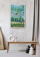 74 x 54 cm, Unikat, 'Pappeln' (TP4-286) -  von Thomas Popp