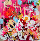 60 x 60 cm, Unikat, 'Überraschung' (UBI17-717) -  von Ute Bivona