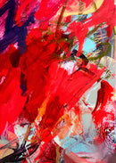 100 x 70 cm, Unikat, 'It´s raining love' (UBI17-713) - Acrylgemälde von Ute Bivona