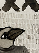 40 x 40 cm, Unikat, 'Im Garten' (KATR11-354) -  von Katharina Reusch