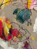 70 x 70 cm, Unikat, 'Good vibes' (UBI17-780) - Acrylgemälde von Ute Bivona