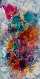 80 x 40 cm, Unikat, 'Kaleidoskop' (KARO2-138) - Acrylgemälde von Karen Rohde