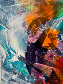 80 x 40 cm, Unikat, 'Kaleidoskop' (KARO2-138) - Acrylgemälde von Karen Rohde