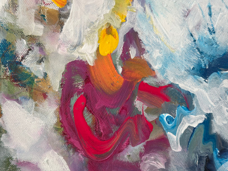 80 x 100 cm, Unikat, 'Freudentanz' (UBI17-783) -  von Ute Bivona