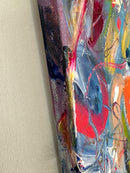 100 x 80 cm, Unikat, 'Thriving' (UBI17-784) - Acrylgemälde von Ute Bivona