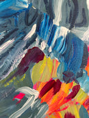 100 x 80 cm, Unikat, 'Enchanted by Nature' (UBI17-785) - Acrylgemälde von Ute Bivona