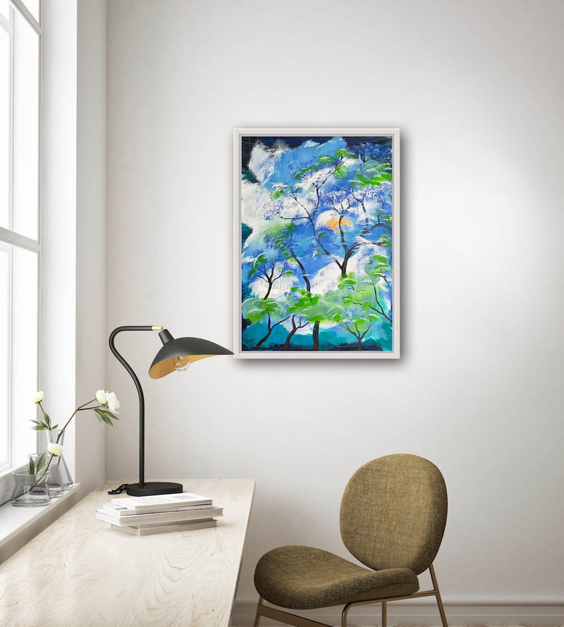 70 x 50 cm, Unikat, 'Kenia ' (KARO2-527) - Acrylgemälde von Karen Rohde