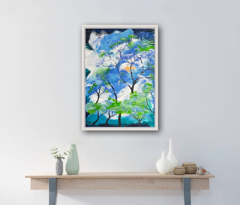 70 x 50 cm, Unikat, 'Kenia ' (KARO2-527) - Acrylgemälde von Karen Rohde