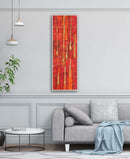 120 x 40 cm, Unikat, 'Red Dream II' (SVS21-582) - Öl-/Acrylgemälde von Suzanne Vivien Sommer