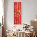 120 x 40 cm, Unikat, 'Red Dream II' (SVS21-582) - Öl-/Acrylgemälde von Suzanne Vivien Sommer