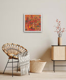 40 x 40 cm, Unikat, 'Door to Heaven I' (SVS21-586) - Öl-/Acrylgemälde von Suzanne Vivien Sommer