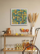 40 x 40 cm, Unikat, 'Door to Heaven III' (SVS21-588) - Öl-/Acrylgemälde von Suzanne Vivien Sommer