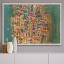 70 x 100 cm, Unikat, 'Spirit of Acqua Smeralda' (SVS21-589) - Öl-/Acrylgemälde von Suzanne Vivien Sommer