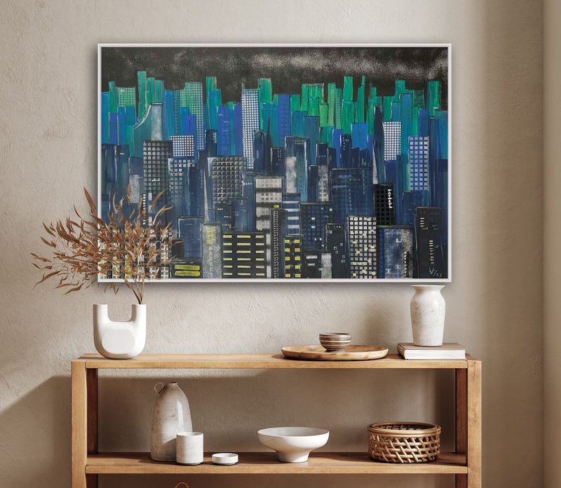 80 x 120 cm, Unikat, 'New York' (HW1-593) -  von Hagen Wieland