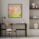 80 x 80 cm, Unikat, 'SMELL OF SUMMER' (HEIN28-704) - Acrylgemälde von Carsten Heine