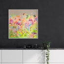 80 x 80 cm, Unikat, 'SMELL OF SUMMER' (HEIN28-704) - Acrylgemälde von Carsten Heine