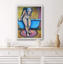 65 x 45 cm, Unikat, 'Im Bad' (TP4-465) -  von Thomas Popp