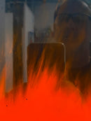 90 x 60 cm, Unikat, 'Sonnenuntergang über Maoi' (HW1-846) -  von Hagen Wieland