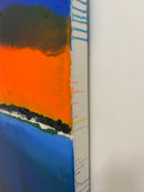 90 x 60 cm, Unikat, 'Sonnenuntergang über Maoi' (HW1-846) -  von Hagen Wieland