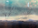 30 x 80 cm, Unikat, 'Wald im Nebel' (HW1-843) -  von Hagen Wieland