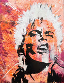 100 x 80 cm, Unikat, 'Billy Idol' (UBI17-795) - Acrylgemälde von Ute Bivona