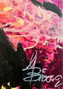 100 x 80 cm, Unikat, 'Billy Idol' (UBI17-795) - Acrylgemälde von Ute Bivona