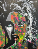 100 x 80 cm, Unikat, 'Madonna' (UBI17-796) - Acrylgemälde von Ute Bivona