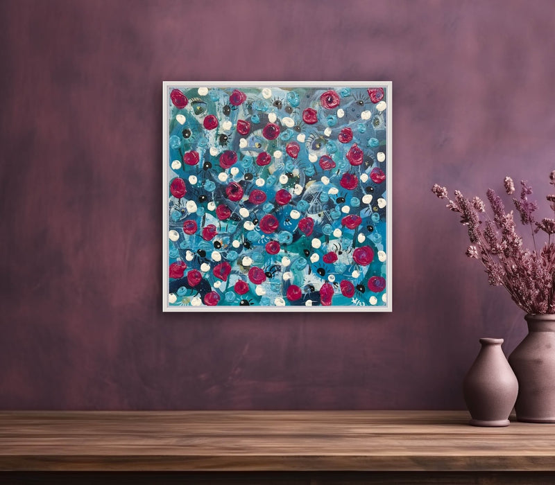 50 x 50 cm, Unikat, 'Blickfang' (HW1-607) -  von Hagen Wieland