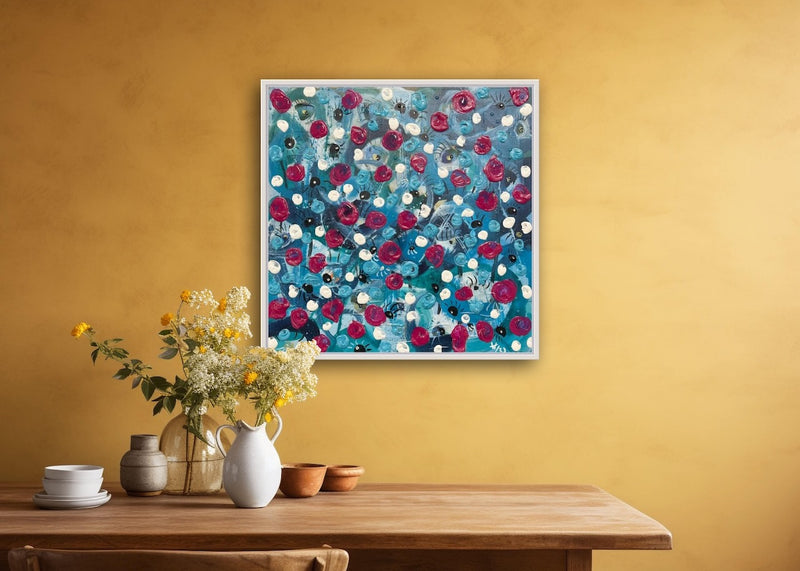 50 x 50 cm, Unikat, 'Blickfang' (HW1-607) -  von Hagen Wieland